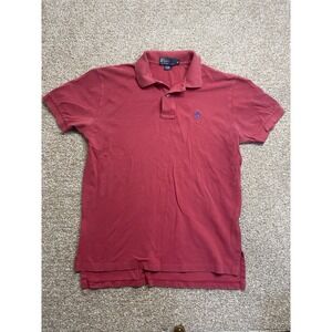 Polo Ralph Lauren Polo Shirt Mens M Classic Fit Collar Embroidered Logo Pink